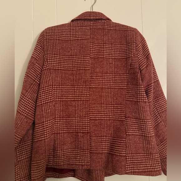 Lauren Conrad Plaid Double-Breasted Women's Jacket - Picture 3 of 3